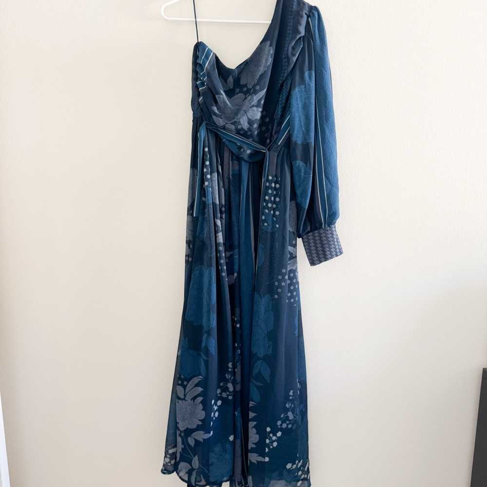 Anthropologie Nikita Mhaisalkar One Shoulder Maxi Dress - Picture 7 of 9